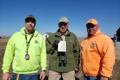 Timothy Powell, vp, and Bill Billy Butler Sr., president, with Diamond Member Bob Bagley